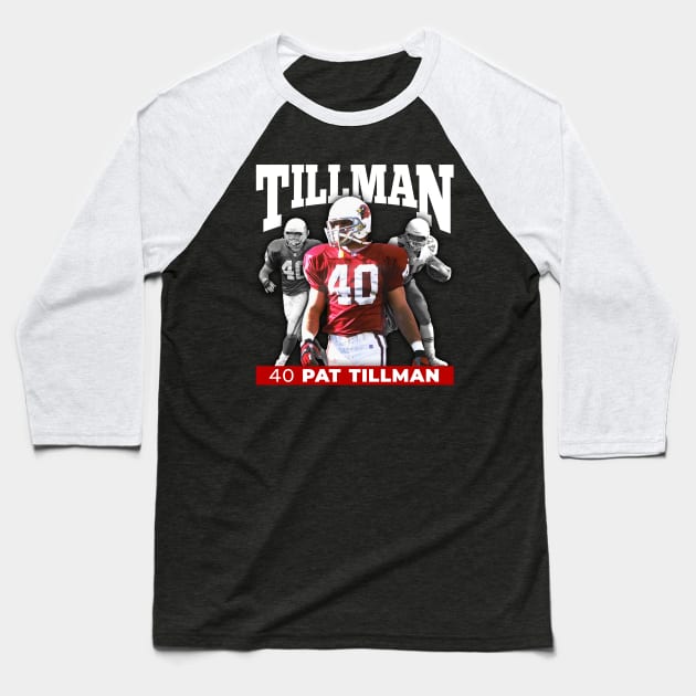 Pat Tillman Bootleg Baseball T-Shirt by LunaGFXD